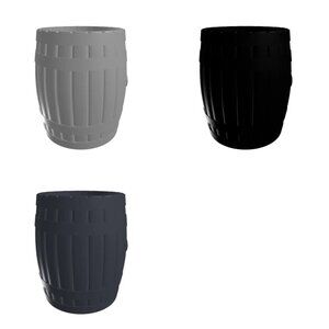 Pack of 5 Open Wooden Barrels for D&D Warhammer 40K Train Sets Wargames